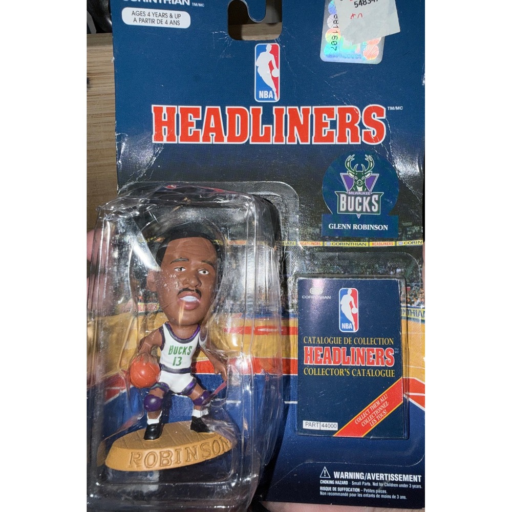 NBA Headliners Glenn Robinson Milwaukee Bucks Corinthian Figure 1997 Big Dog NEW